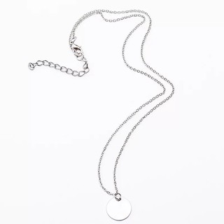 Dây Chuyền Mặt Tròn Titan