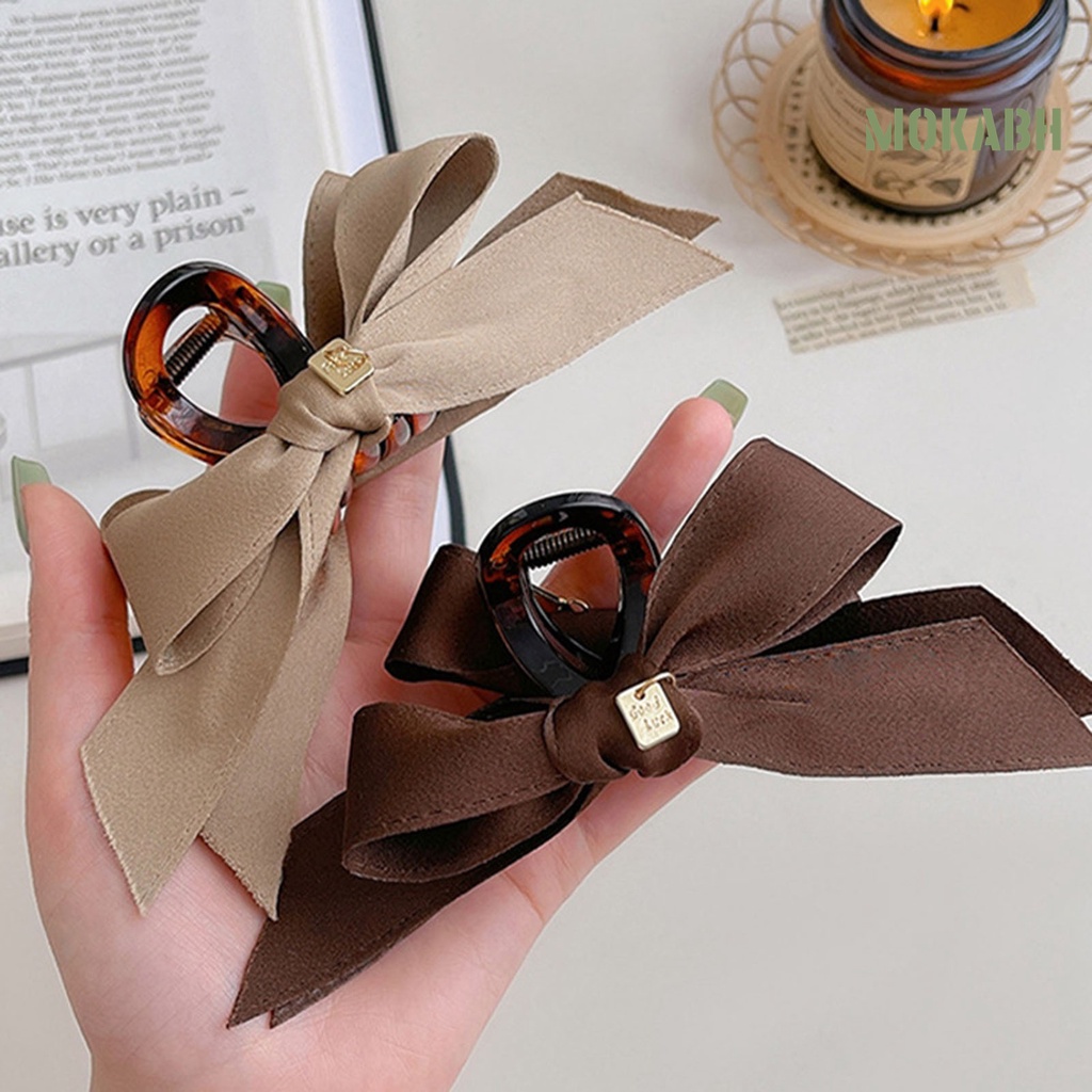 Kẹp Tóc Càng Cua Bằng Vải Lấp Lánh Chống Trượt Ổn Định Cho Nữ