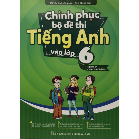 Sách - Chinh phục bộ đề thi Tiếng Anh vào lớp 6