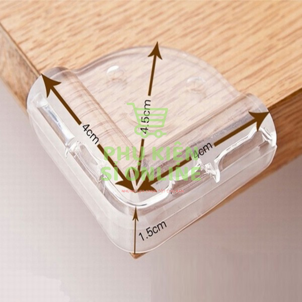 Nút Chống Va Chạm Góc Bàn Bằng Silicon Mềm