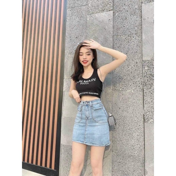 bán sỉ chân váy bò cạp cao | BigBuy360 - bigbuy360.vn