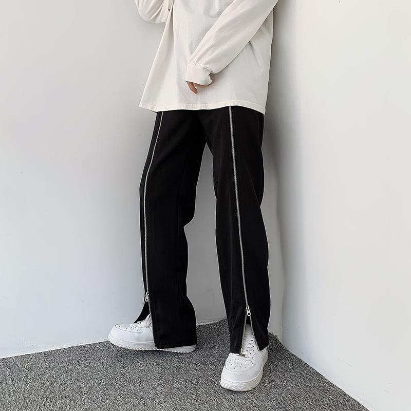 Quần Dài Phối Khóa Kéo Phong Cách Hiphop Mỹ