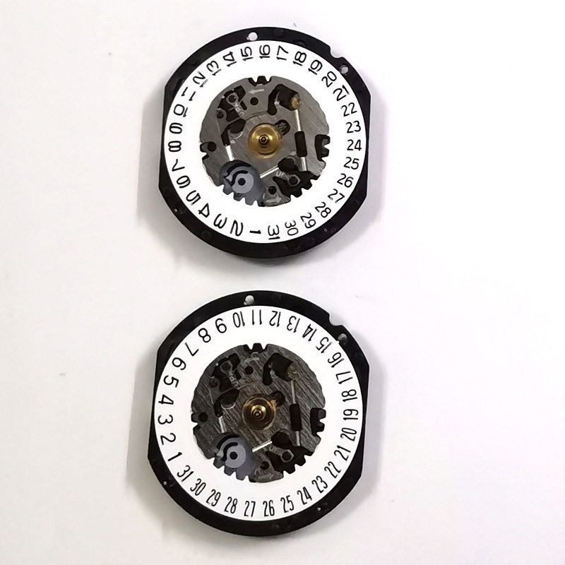 Đồng hồ thạch anh Ngày chuyển động tại 3 / 6 O 'clock w / Pin cho VX12 VX12E Bộ chuyển động thạch an