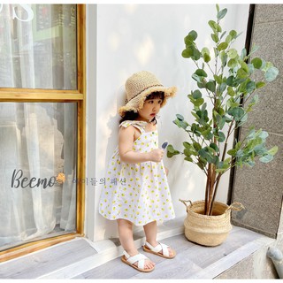 Váy 2 dây thắt nơ cho bé BEEMO V01