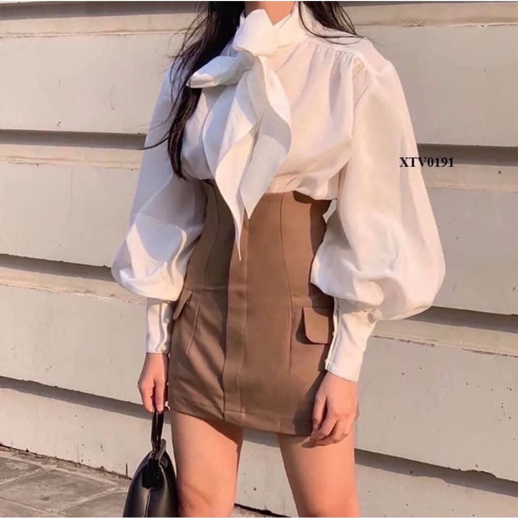 CHÂN VÁY CHỮ A CẠP CAO TÚI SƯỜN 🌺PHONG CÁCH HÀN QUỐC🌺  DÁNG ĐẸP CHẤT KHÔNG XÙ LÔNG