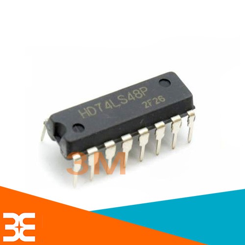 Chíp 74LS48 BCD to 7-segment Decoder/Driver DIP16