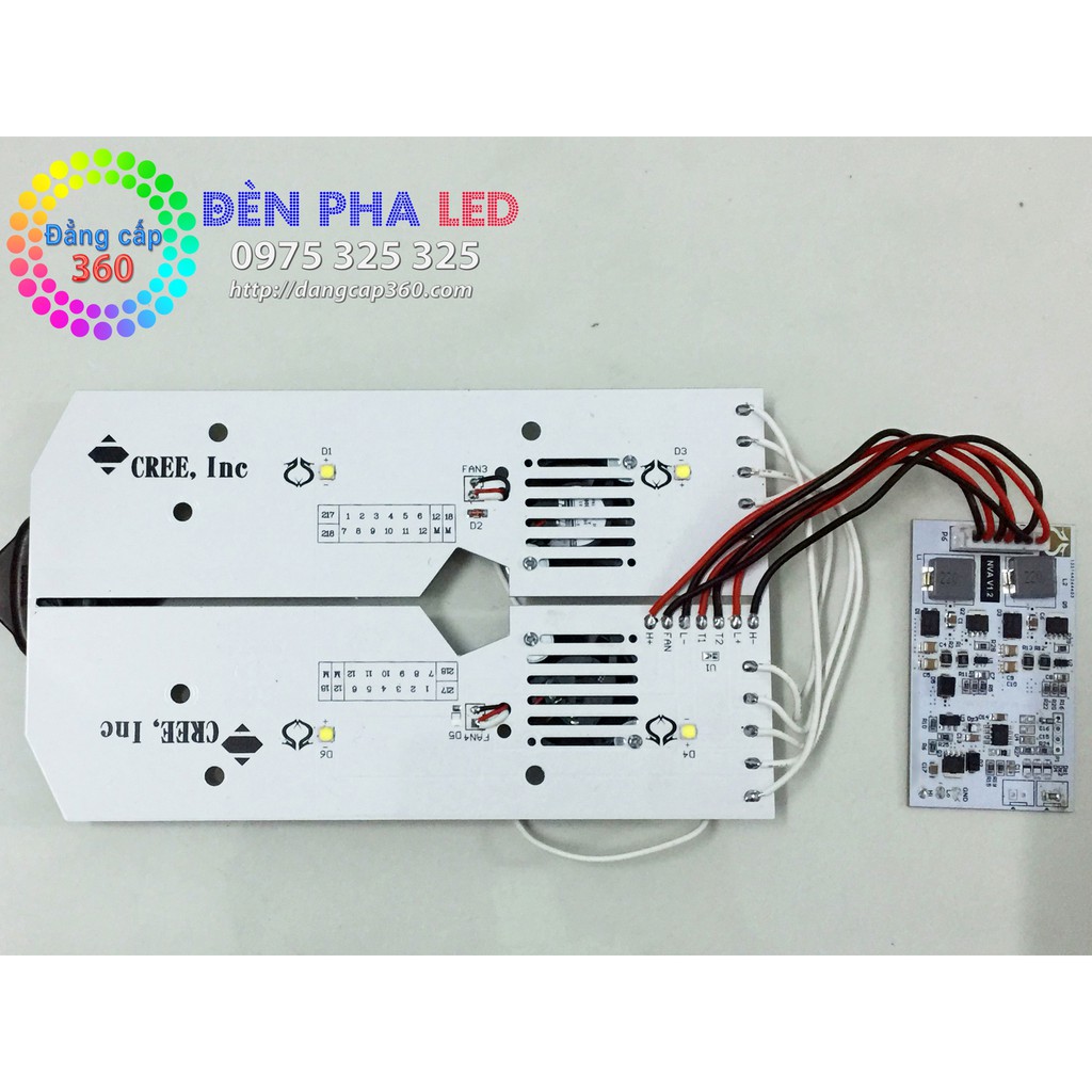 Nâng cấp pha led 2 tầng NVX - OlightVN