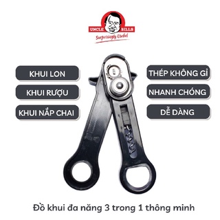 Đồ khui đa năng 3 trong 1 thông minh chất liệu nhựa cao cấp Uncle Bills KA0128
