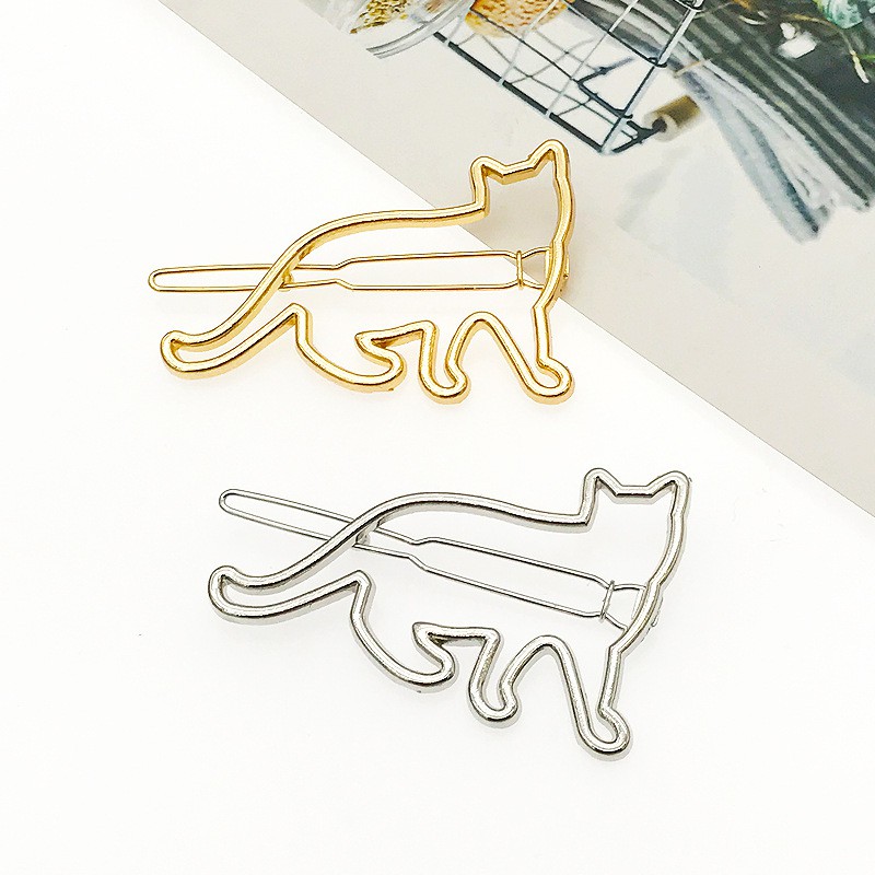 Kẹp tóc, cài tóc hình mèo cute (Sẵn)