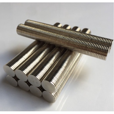 10 viên Nam châm trắng đất hiếm 15x1.5mm - N35