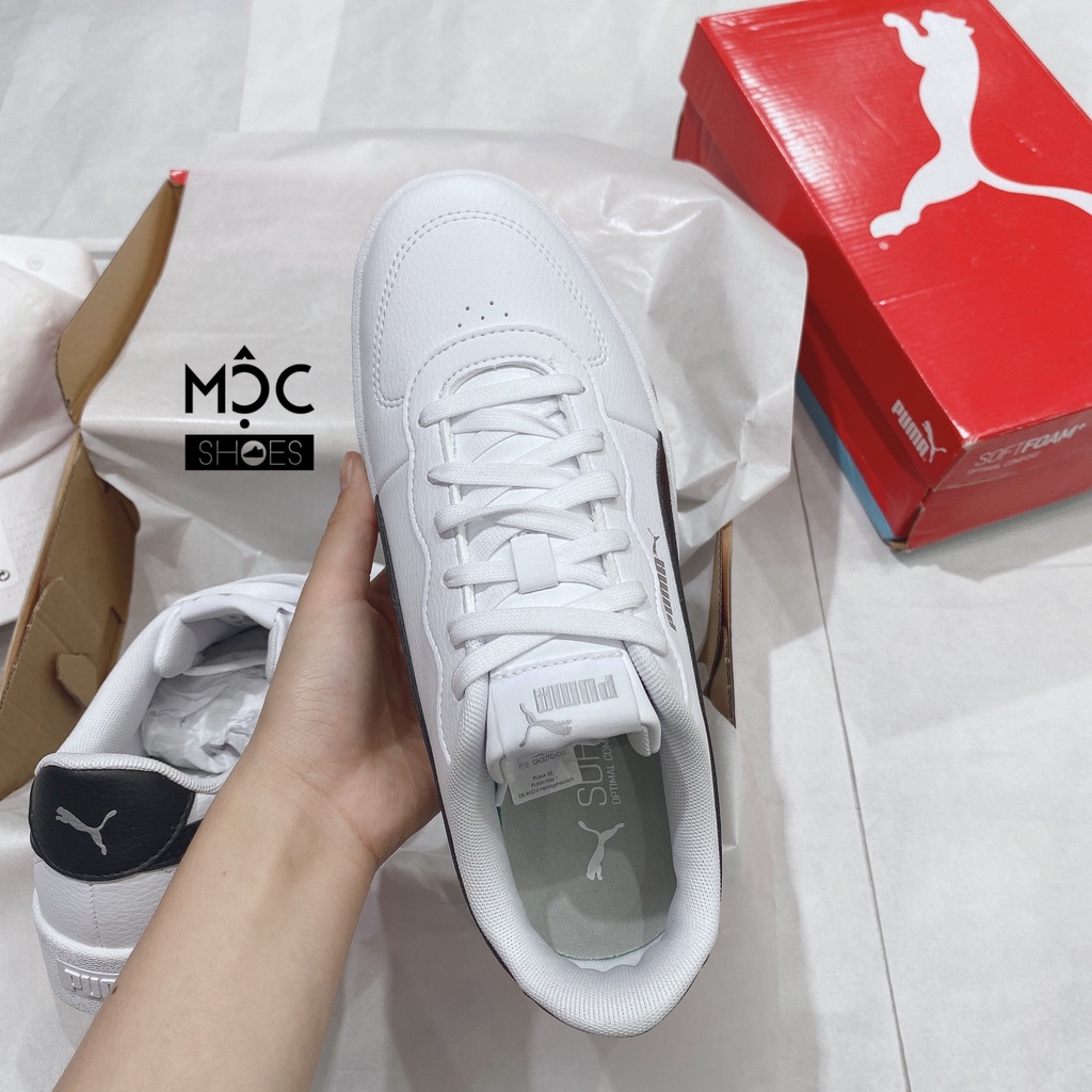 [CHÍNH HÃNG] GIÀY SKYE CLEAN *Trắng Sọc Đen* -  Code: 380147-04
