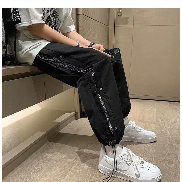 Quần dài ống rộng phong cách hiphop thời trang cá tính cho nam