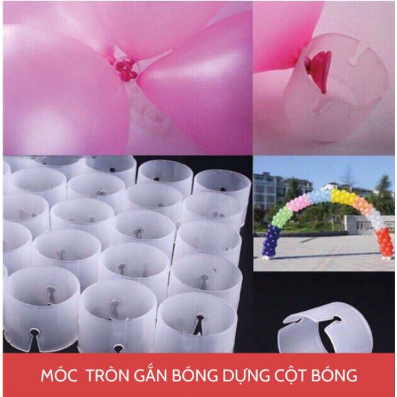 10c VÒNG NHỰA GÀI BONG BÓNG TRANG TRÍ TRỤ BÓNG, CỔNG BÓNG, KHOEN TRÒN KHÓA BÓNG