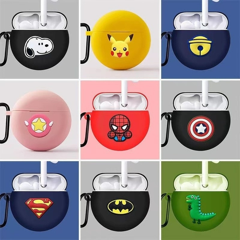 Vỏ Bảo Vệ Hộp Sạc Tai Nghe OPPO Enco Buds 2 Mềm Hình Phi Hành Gia &amp; Hamburger Dễ Thương