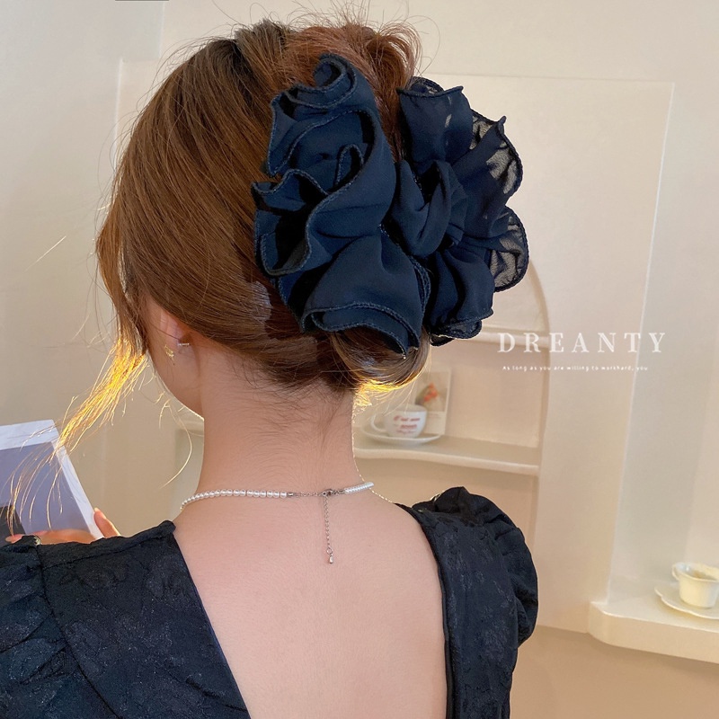 Kẹp Tóc Hình Hoa Lưới Phong Cách Nhật Bản Thời Trang Cho Nữ