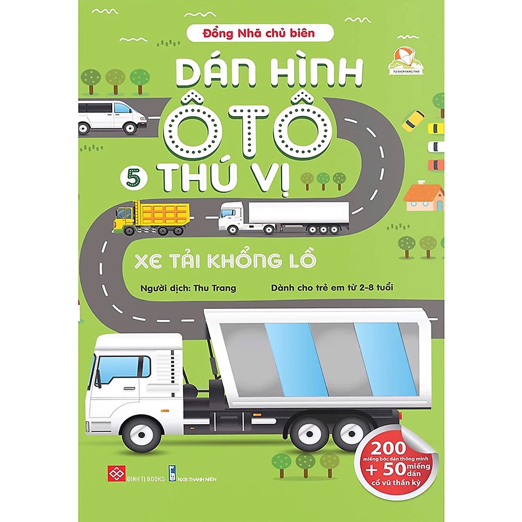 Sách - Combo Dán Hình Ô Tô Thú Vị (6 Cuốn)