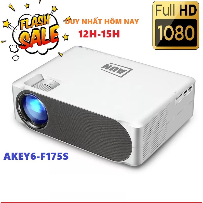 Máy chiếu full hd Akey6 ( F175s, M19), công suất 150, độ sáng cao, xem phim, bóng đá, gia đình và quán cafe. BH 12 tháng