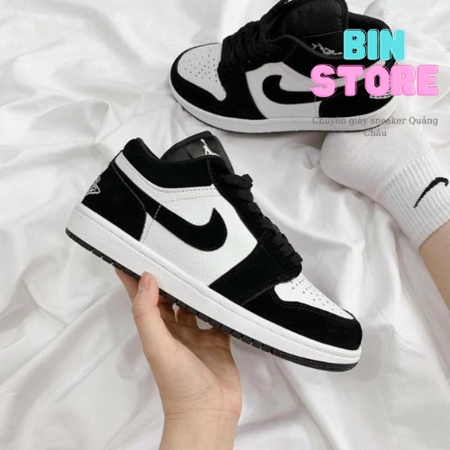 Giày Thể Thao JD1 jordan Cổ Thấp Màu Đen Trắng Trẻ Trung Đẹp Nhất - Bin store
