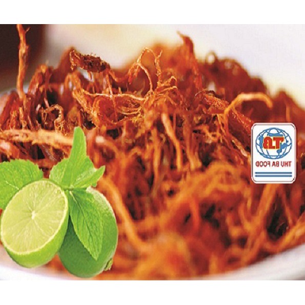 Thịt bò khô sợi cay vừa Quảng Ngãi hũ 500gr, Ăn vặt, Quà Tết, làm gỏi đu đủ trộn. Beef jerky OCOP 4 stars product