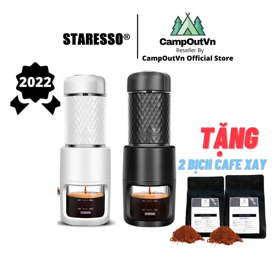 Máy pha cà phê mini Staresso campoutvn máy staresso basic du lịch cắm trại pha espresso