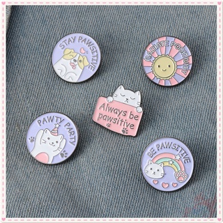★ Stay Pawsitive Series 02 - Ghim Cài Áo Hình Thú Dễ Thương ★ 1 Huy Hiệu Gài Áo Họa Tiết Pawty Thời Trang