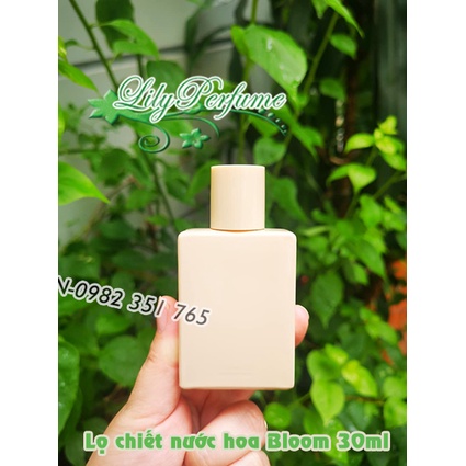 Lọ chiết nước hoa 30ml vuông Bloom