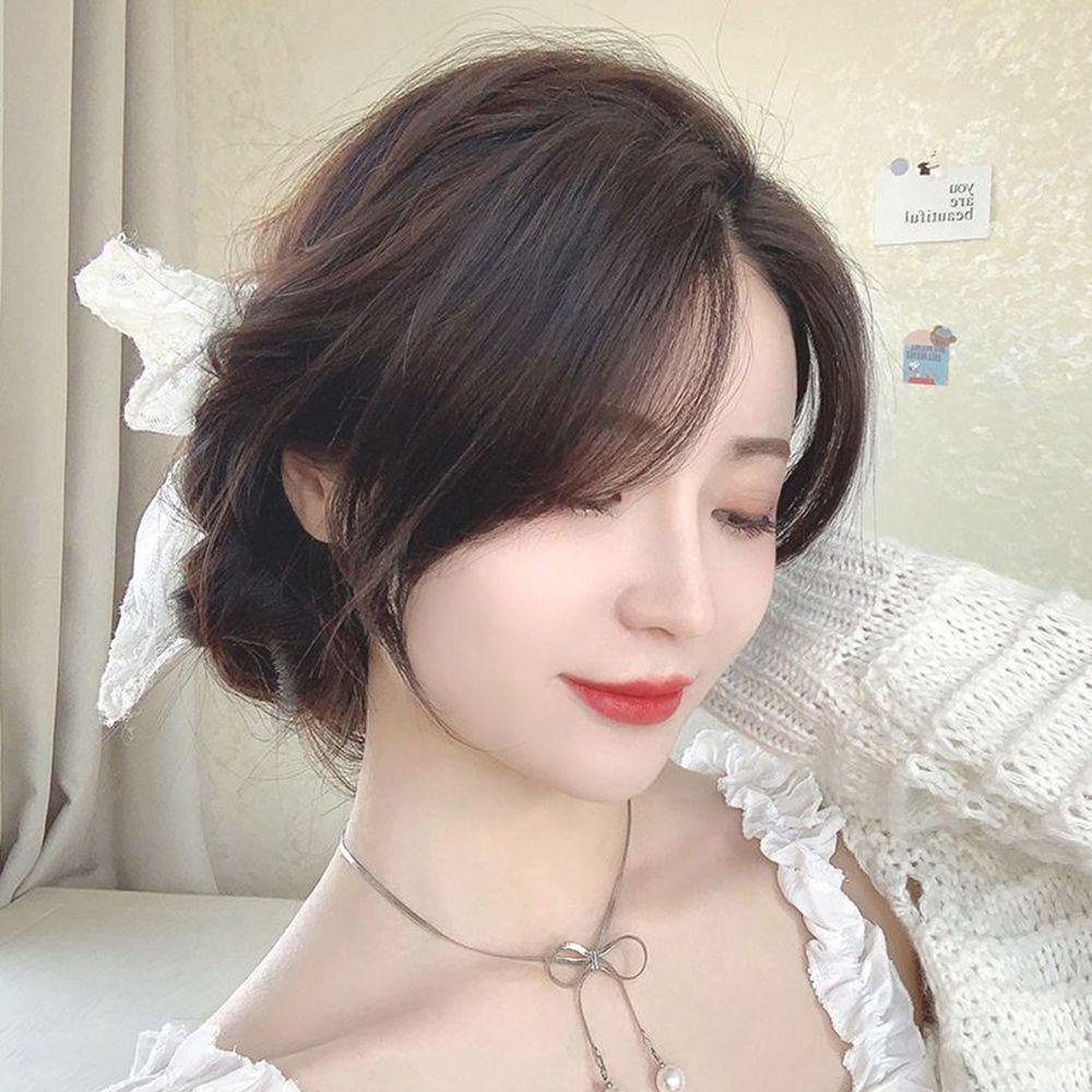 Mái Tóc Giả Kẹp Dài Hai Mặt Cách Nhiệt Thanh Lịch Thời Trang Cho Nữ