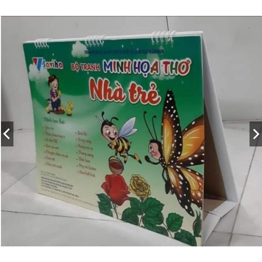 Tranh minh họa thơ nhà trẻ/ mẫu giáo các lứa tuổi theo Thông tư 02