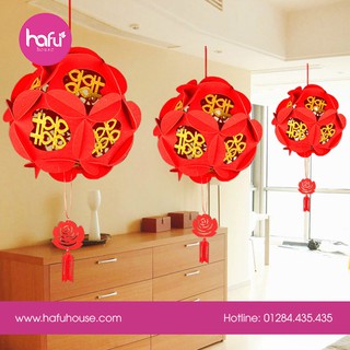 QUẢ CẦU HOA HỒNG TRANG TRÍ ĐÁM CƯỚI HAFU HOUSE