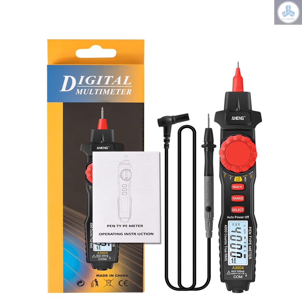 Vạn năng kế kỹ thuật số Aneng A3004 Ac / Dc có đi-ốt điện dung và báo động chất lượng cao