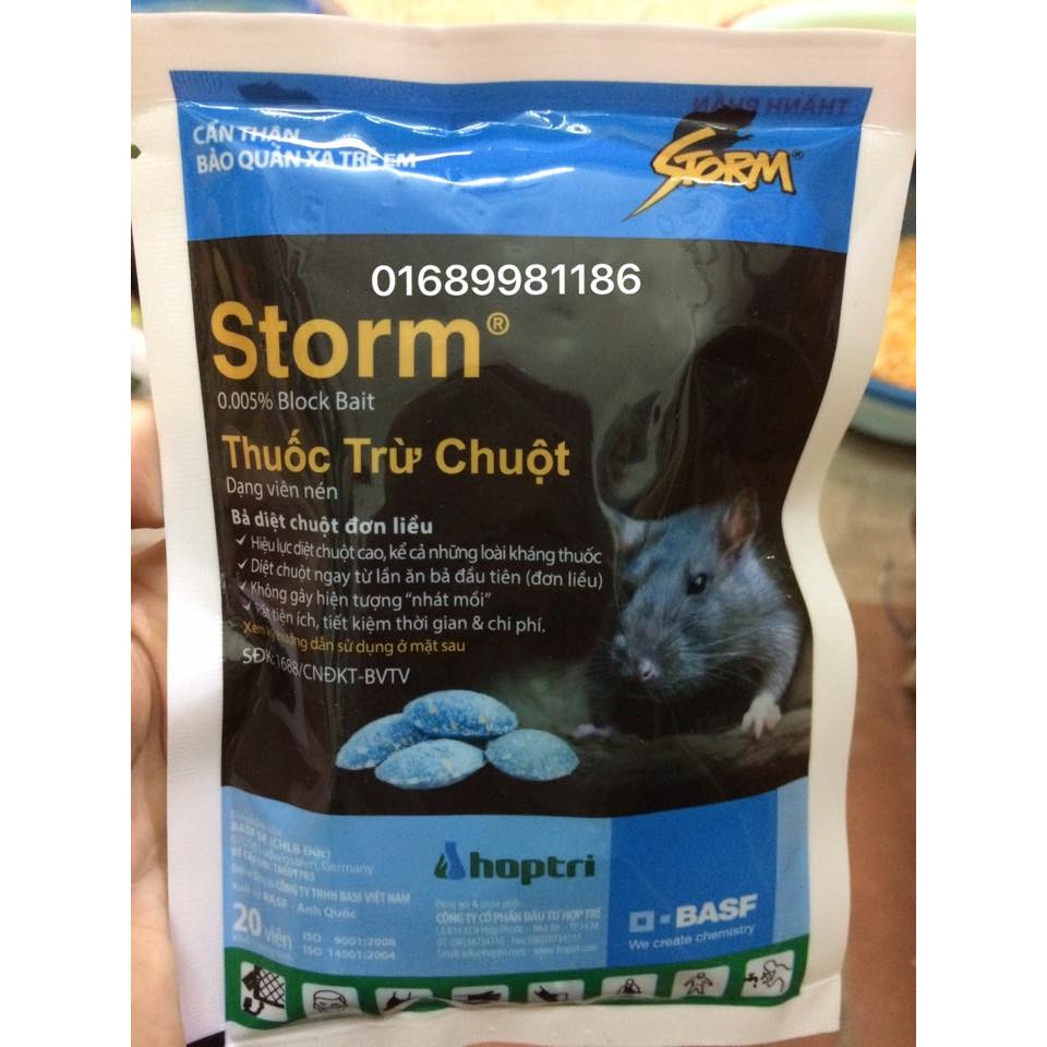 Thuốc trừ Chuột Storm - cách trừ chuột hiệu quả