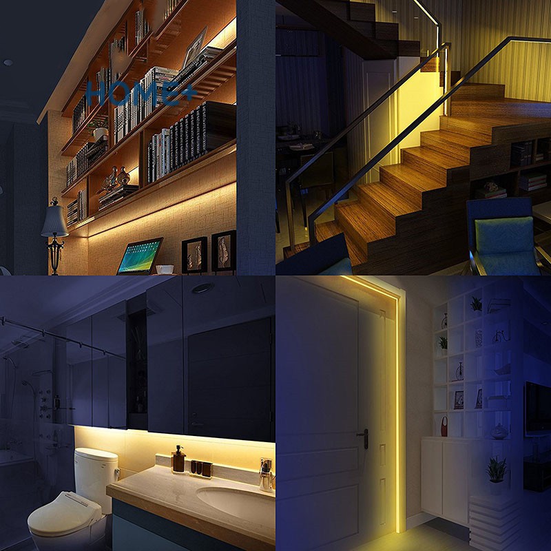 LED 1M Strip Light Wireless PIR Motion Sensor Wardrobe Cabinet Battery Operated @vn | BigBuy360 - bigbuy360.vn