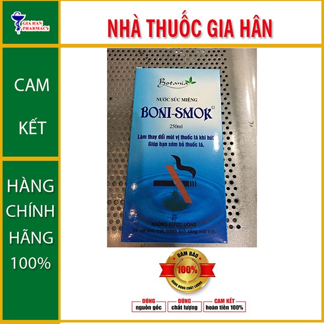 BoniSmok Nước Súc Miệng Cai Thuốc Hút Boni-Smok