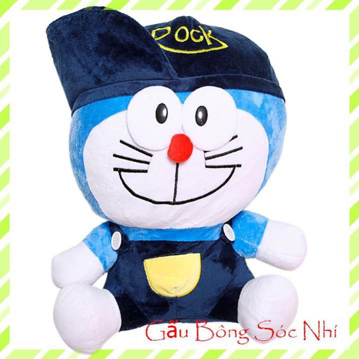 [Mua 1 Tặng 1] Gấu Bông Doraemon Rock Mũ Cực Ngầu  FREESHIP  Gấu Bông Sóc Nhí - Tặng 1 Gấu Bông Trà Sữa