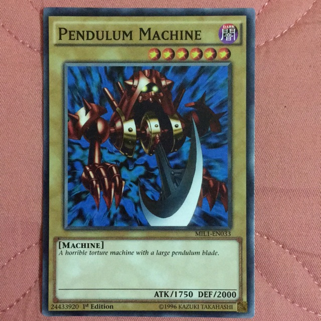 Thẻ bài Yugioh - Pendulum Machine (Real Card)
