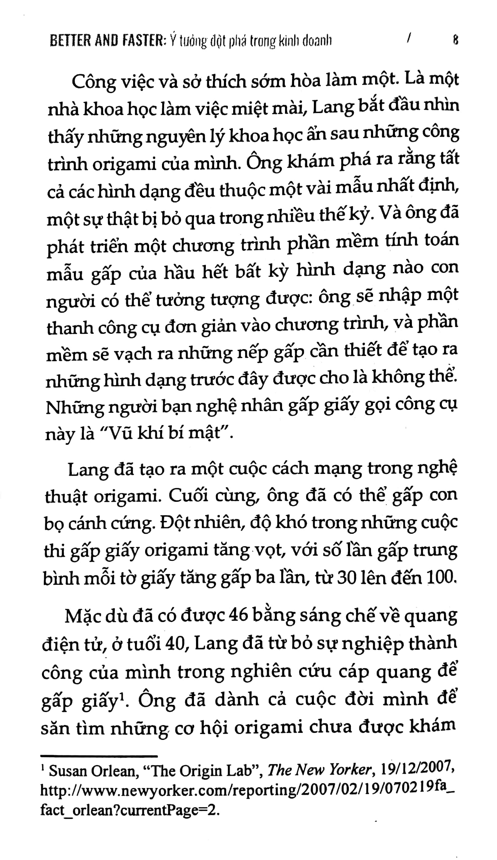 Sách Better And Faster - Ý Tưởng Đột Phá Trong Kinh Doanh