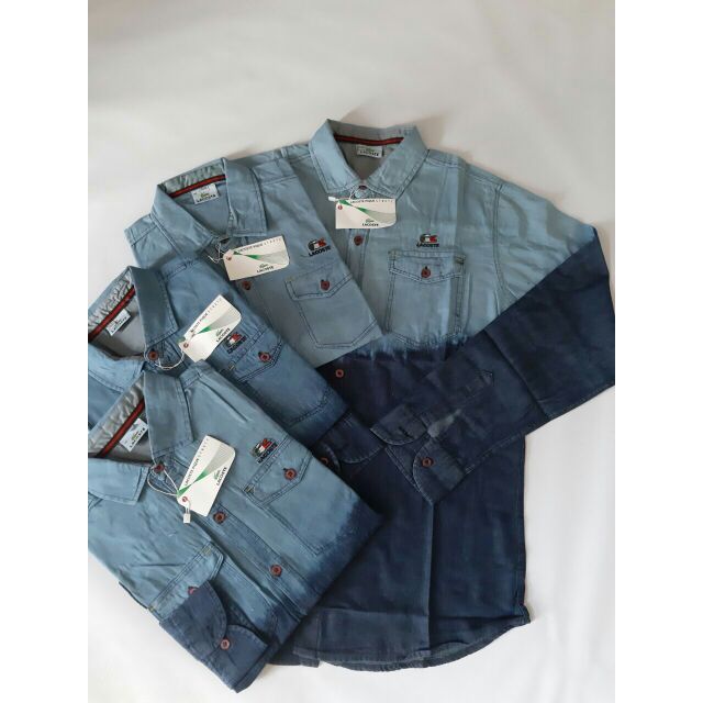 ÁO JEANS NAM KHÔNG CO GIÃN (HÀNG XUẤT COMBODIA) - SIZE 3XL