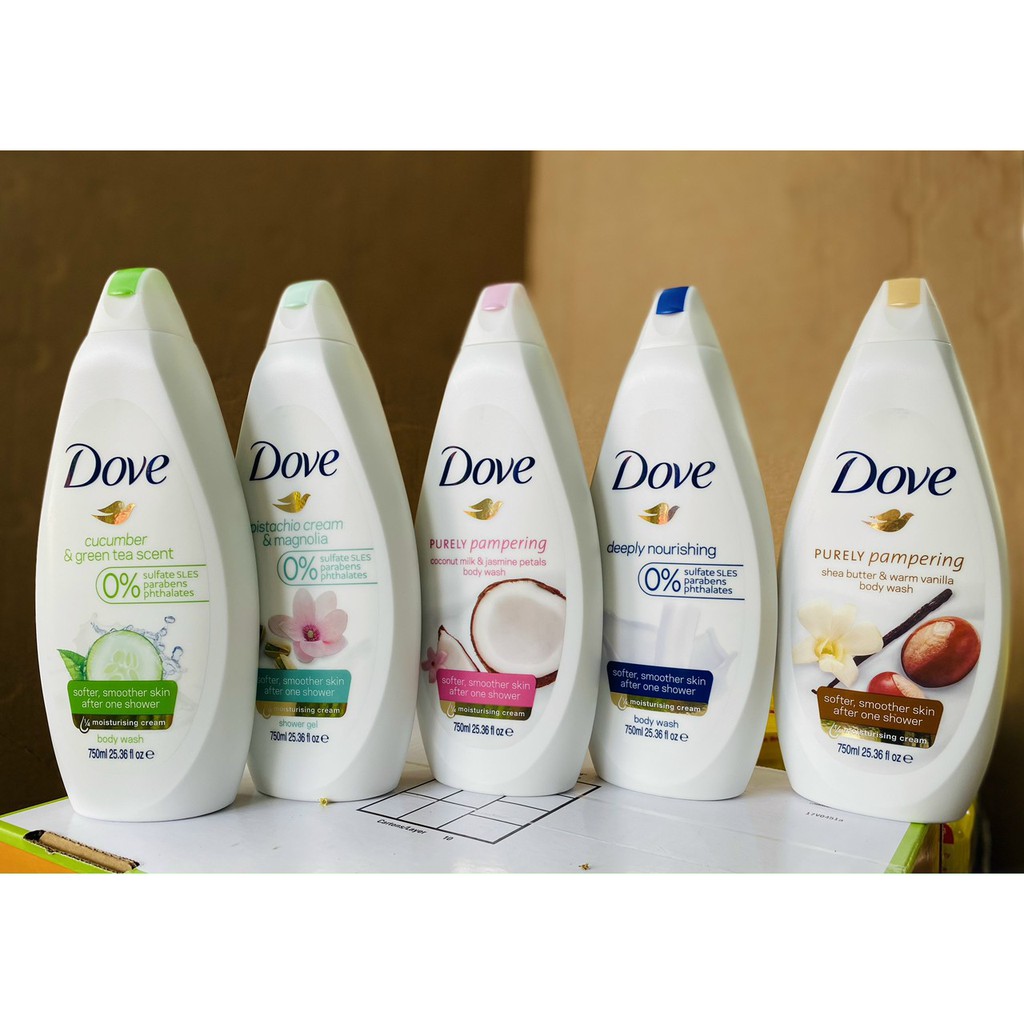 [CHAI 500ML] Sữa Tắm Dưỡng Thể Dove 500ml Nhiều Mùi Hương - Hàng Đức