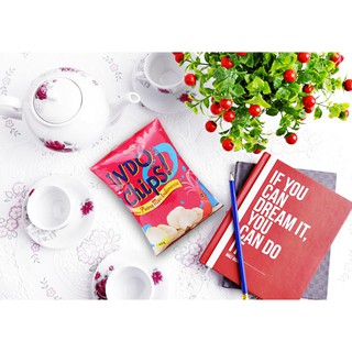 Bánh snack phồng mực Oishi Indo Chips gói 42g