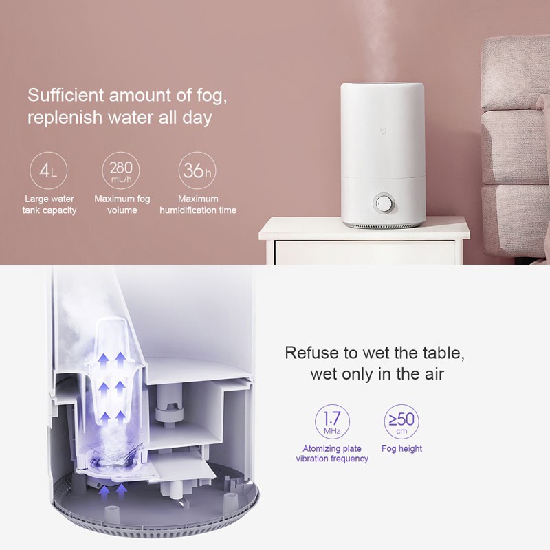 Máy phun sương tạo ẩm Xiaomi Mijia 4L MJJSQ02LX437