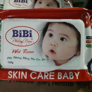 Khăn giấy ướt BiBi túi 80 miếng