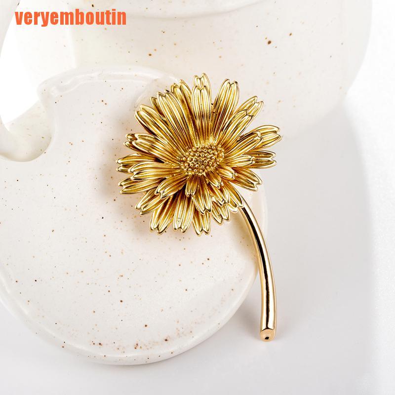 Ghim Cài Áo Hình Hoa Cúc Xinh Xắn Dành Cho Nữ