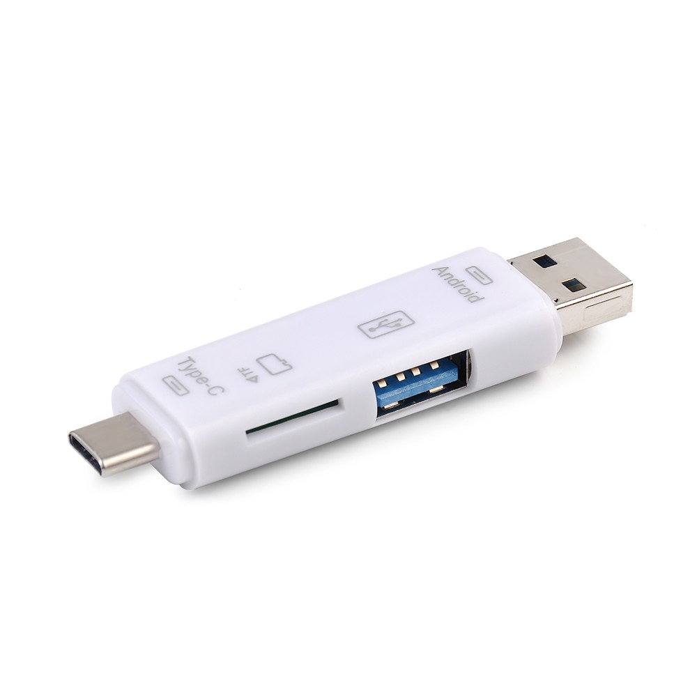 Đầu Đọc Thẻ Nhớ Đa Năng 5 Trong 1 Usb 3.0 Type C / Usb / Micro Usb / Tf