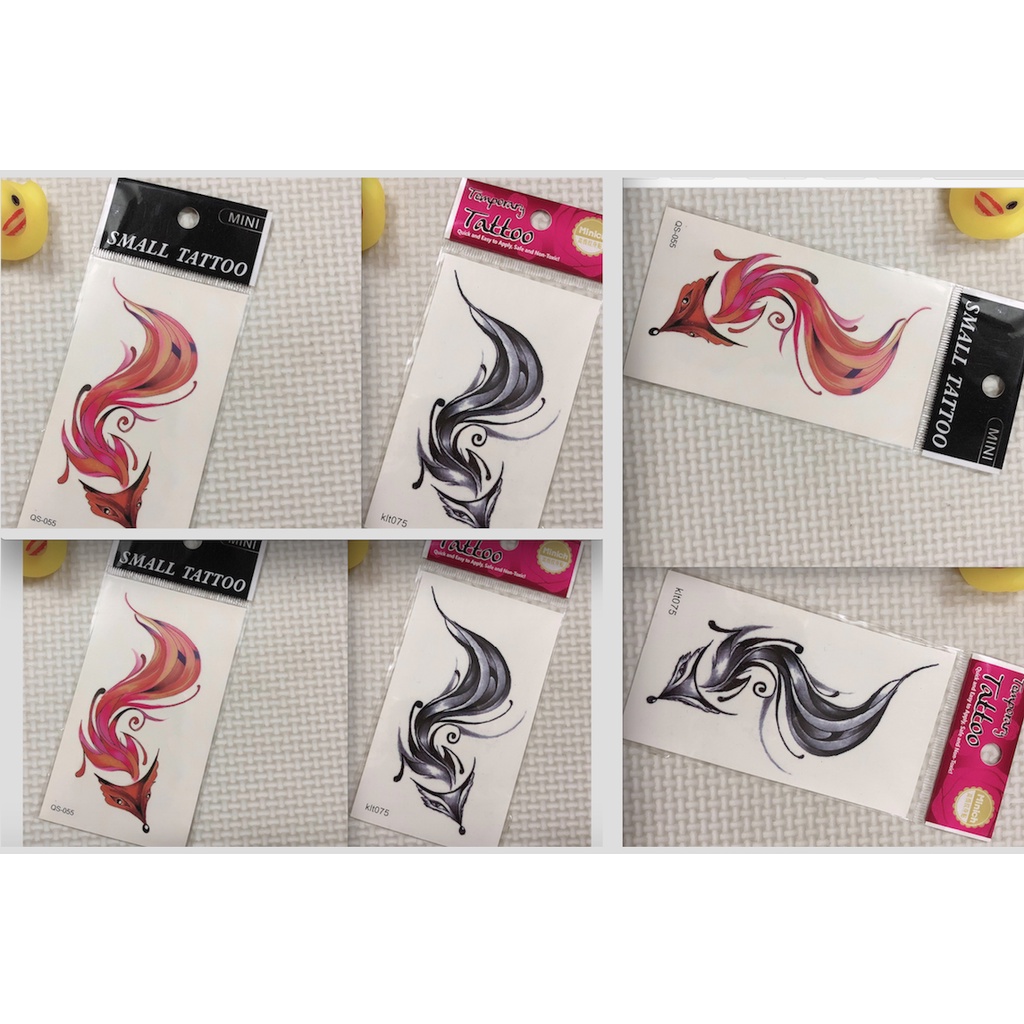 Combo 6 tấm hồ ly màu 10x6cm