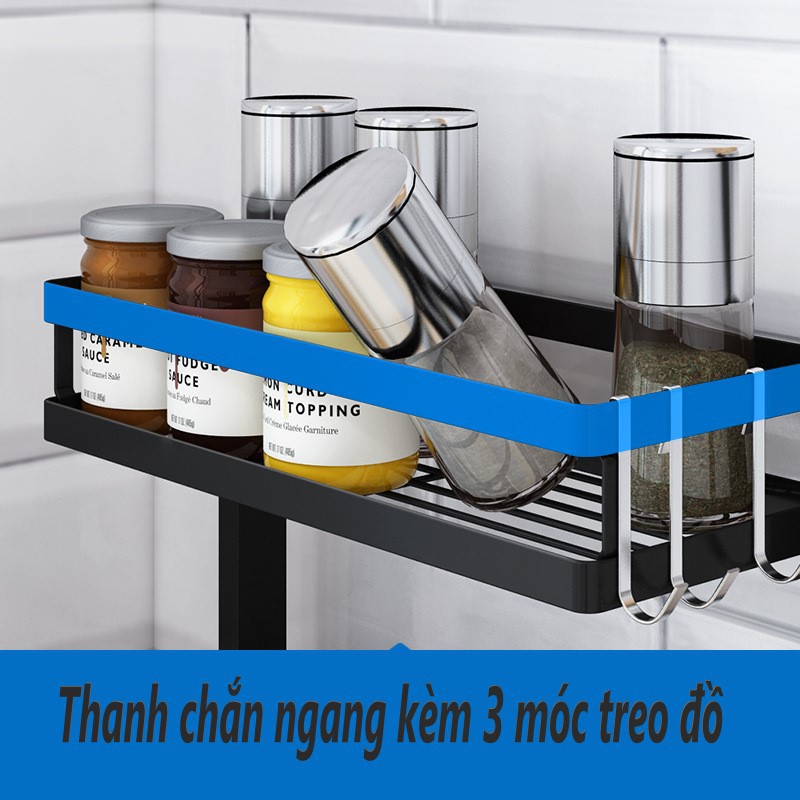 ( FULL PHỤ KIỆN ) Kệ Gia Vị INOX sơn tĩnh điện chống rỉ Cao Cấp 2, 3 tầng bản Đầy đủ nhất-KGV01 | BigBuy360 - bigbuy360.vn