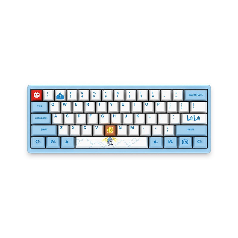 [Mã SKAMSALE03 giảm 10% đơn 200k] Bộ keycap phím cơ Akko Bilibili sublimation - Hàng chính hãng