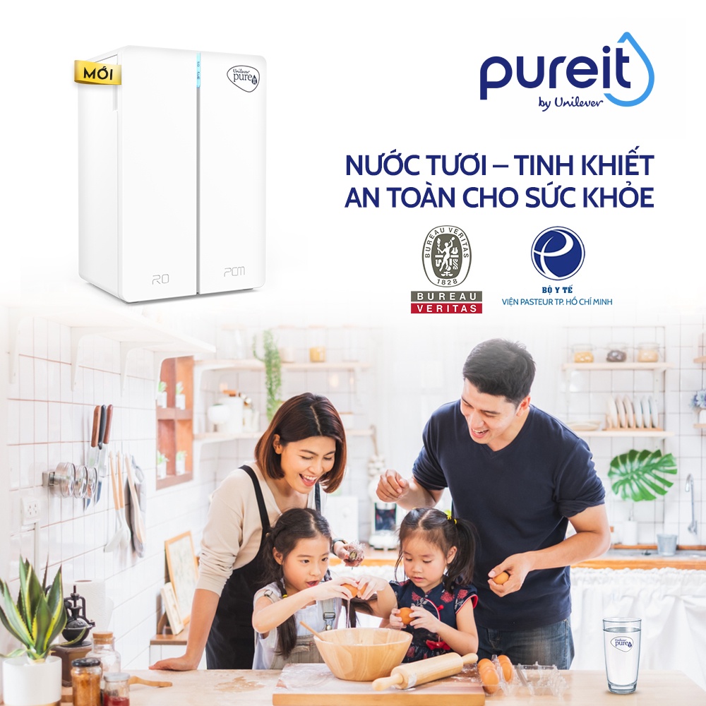 [ 25.10-27.10 QUÀ TẶNG 450K | MIỄN PHÍ LẮP ĐẶT | BẢO HÀNH 12 THÁNG ] Máy lọc nước Âm tủ bếp Pureit Tanka