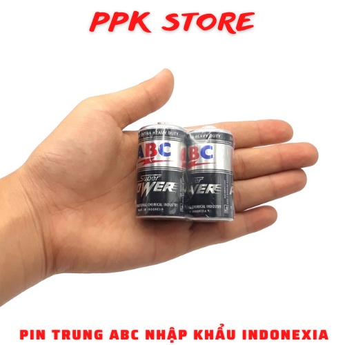 Pin ABC Super Power C SH-C2S Made in Indonesia