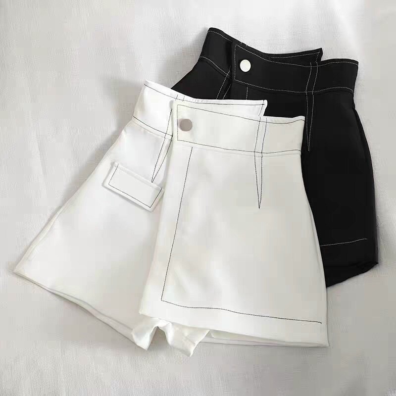Quần short nữ lưng cao hàng thiết kế chuẩn phom vải đẹp | BigBuy360 - bigbuy360.vn