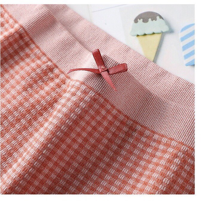 Quần Lót Nữ Cotton phối ren đính nơ điệu đà xinh xắn MÃ 9028